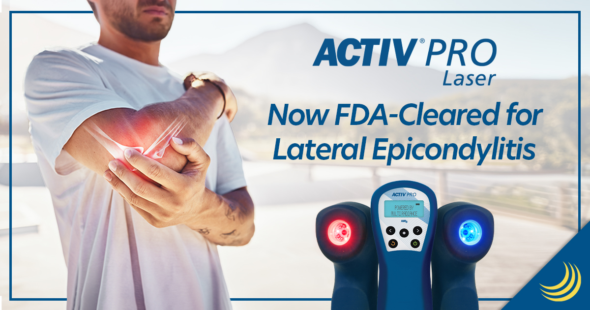 MR5 ACTIV PRO Laser Receives FDA Clearance for Lateral Epicondylitis Pain